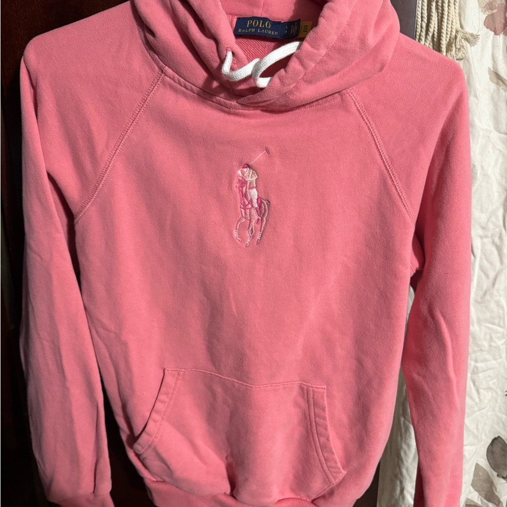 Polo Ralph Lauren Pink Pony Fleece Hoodie